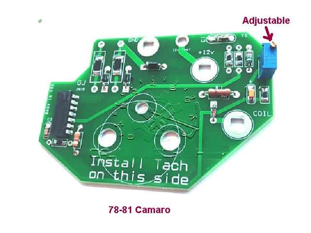 Printed Circuit: TACHO 78-81 Camaro